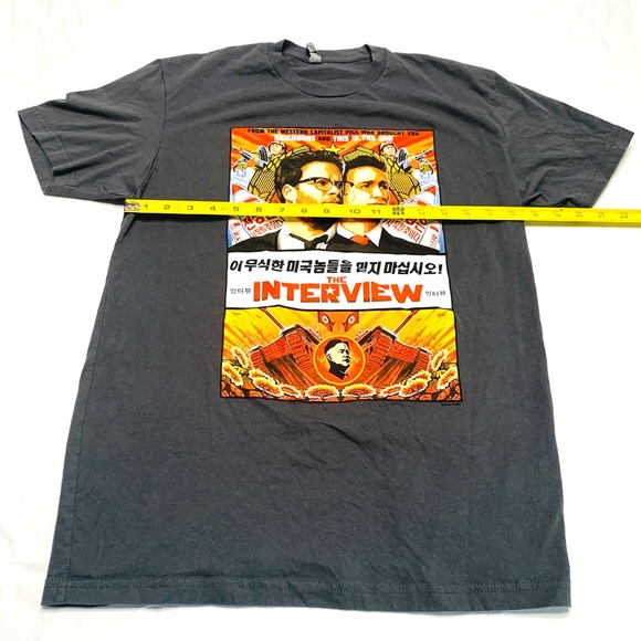 Men's T-shirt The Interview Size Medium Vintage - Picture 3 of 6